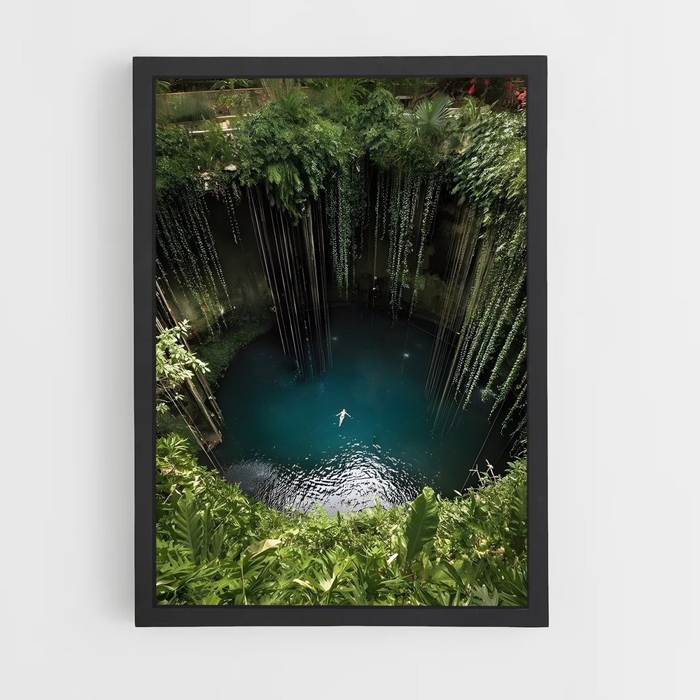 Poster Cenotes mexico – affiche Plongée sous-marine (vue 2)